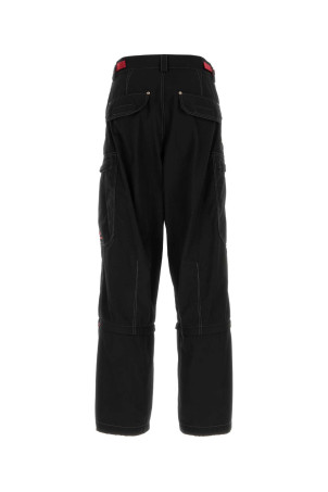 Чорні бавовняні штани-карго Чорні BALENCIAGA (831383TNO43)