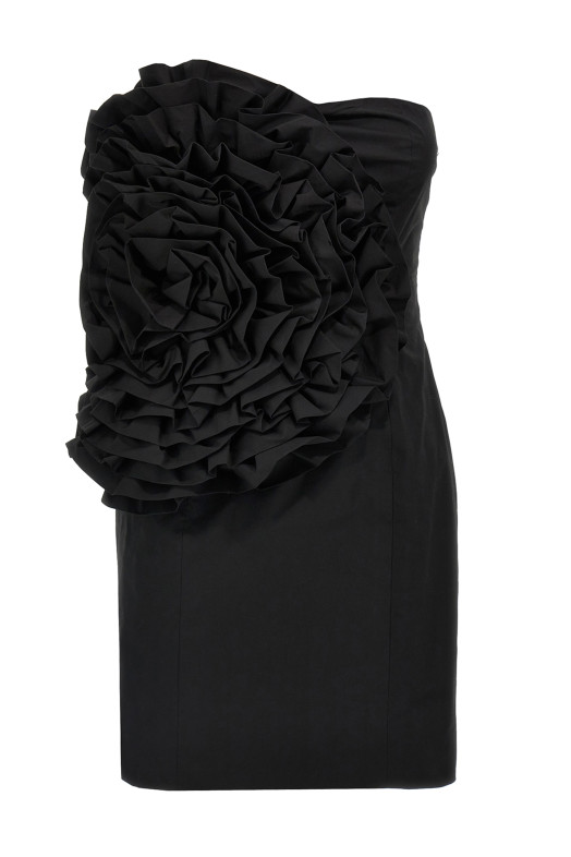 Сукня ROTATE BIRGER CHRISTENSEN 'Big Flower Mini' чорна 113839100100 Сукня ROTATE BIRGER CHRISTENSEN 'Big Flower Mini' чорна 113839100100