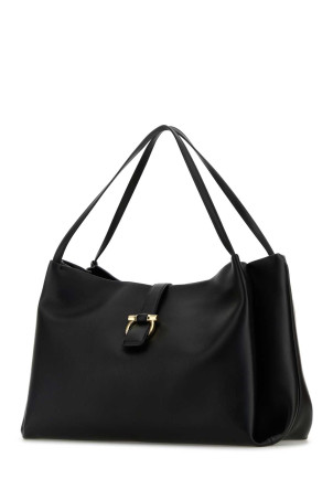 Black leather shopping bag Black SALVATORE FERRAGAMO (219804777335) Black leather shopping bag Black SALVATORE FERRAGAMO (219804777335)