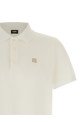FF metallic logo polo shirt White