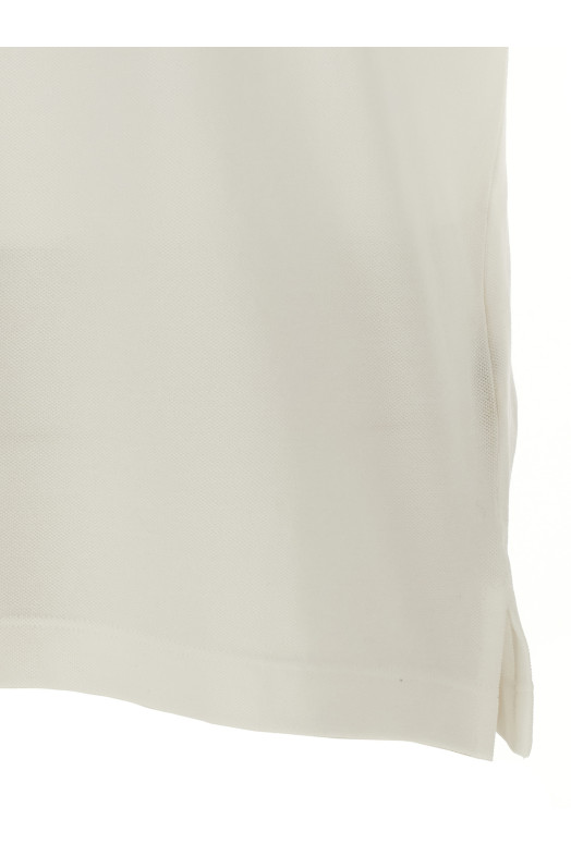 FF metallic logo polo shirt White