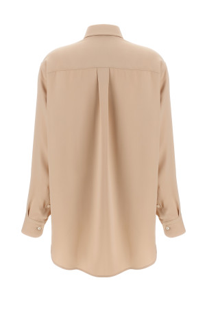 Шелковая рубашка из кади Розовый BRIONI SCFG0LPC4919700