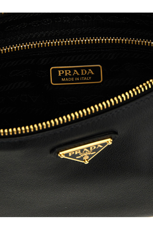 Сумка на плечо с логотипом Черный PRADA 1BC238VOVO2CYSF0002 Сумка на плечо с логотипом Черный PRADA 1BC238VOVO2CYSF0002