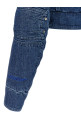 Motorcycle' denim jacket Blue