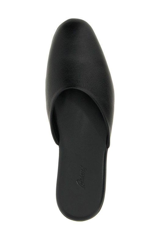 Leather sabots Black Leather sabots Black