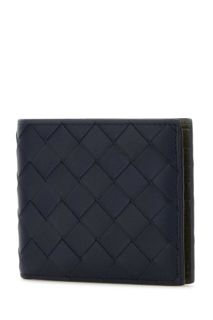 Navy blue leather Intrecciato wallet BOTTEGA VENETA (743211VCPQ6) Navy blue leather Intrecciato wallet BOTTEGA VENETA (743211VCPQ6)