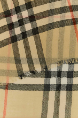 Embroidered wool scarf BURBERRY (8085069) Embroidered wool scarf BURBERRY (8085069)