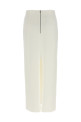 Double face knit skirt White Double face knit skirt White