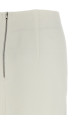 Double face knit skirt White Double face knit skirt White