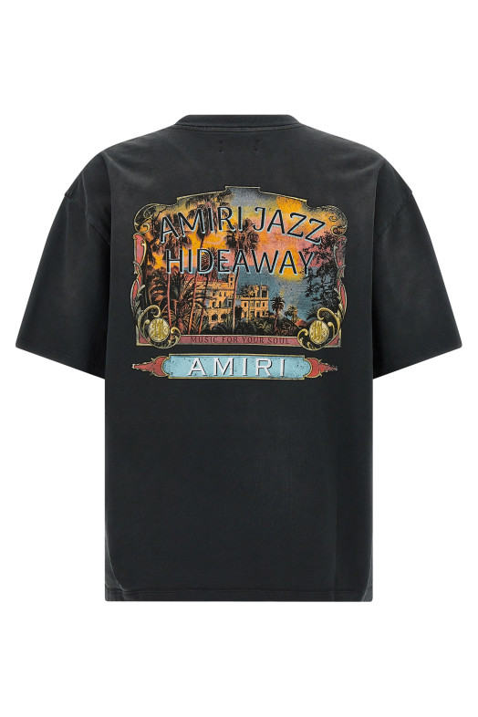 Футболка 'Amiri Jazz Hideaway' чорна AMJYTE1165BLACK Футболка 'Amiri Jazz Hideaway' чорна AMJYTE1165BLACK