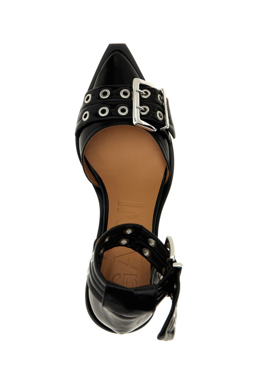 'Buckle Open Cut Pumps' pumps Black 'Buckle Open Cut Pumps' pumps Black