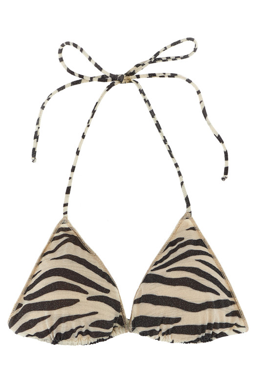 'Leah' bikini top Black-grey 'Leah' bikini top Black-grey