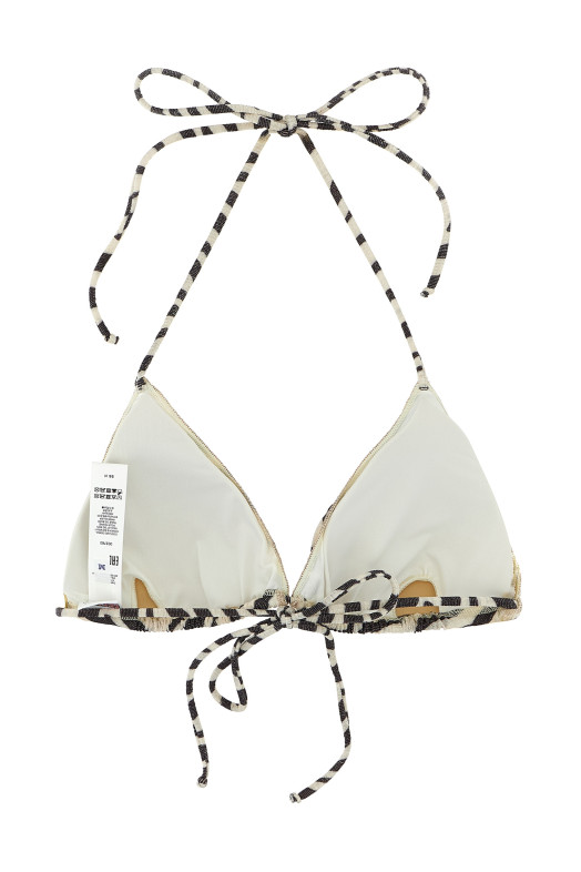 'Leah' bikini top Black-grey 'Leah' bikini top Black-grey