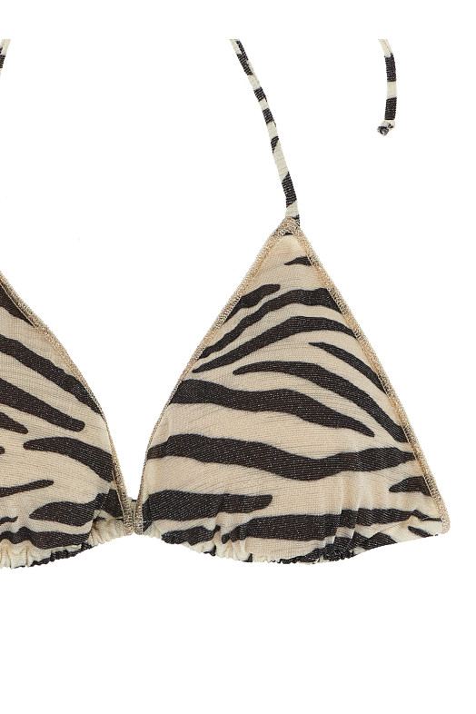 'Leah' bikini top Black-grey 'Leah' bikini top Black-grey