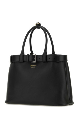 Black leather Prada Buckle large handbag Black PRADA (1BA416VDBO2CY9) Black leather Prada Buckle large handbag Black PRADA (1BA416VDBO2CY9)