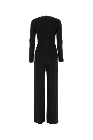 Черный комбинезон из смешанного ацетата Черный ALBERTA FERRETTI (V04405118)