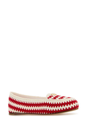 Вышитые крючком лоферы PRADA (1D496NF0052C2T) Вышитые крючком лоферы PRADA (1D496NF0052C2T)