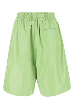 Pastel green leather shorts BOTTEGA VENETA (633445VKLC0) Pastel green leather shorts BOTTEGA VENETA (633445VKLC0)
