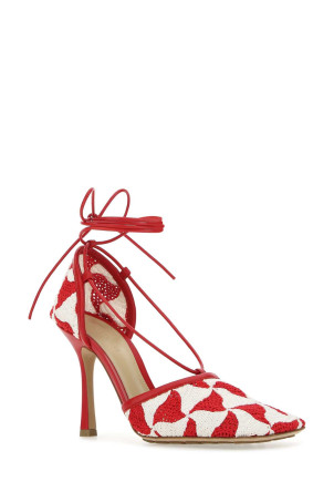 Two-tone Stretch crochet sandals BOTTEGA VENETA (690513V1MM1) Two-tone Stretch crochet sandals BOTTEGA VENETA (690513V1MM1)