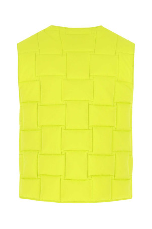 Acid green nylon padded vest BOTTEGA VENETA (701811VF4K0) Acid green nylon padded vest BOTTEGA VENETA (701811VF4K0)