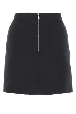 Черная мини-юбка из эластичного хлопкового смесового материала Black DION LEE (A1381P22) Черная мини-юбка из эластичного хлопкового смесового материала Black DION LEE (A1381P22)