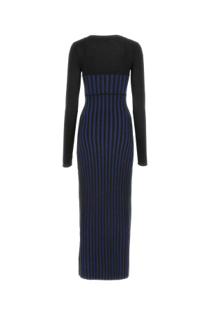 Двухцветное длинное платье из шерстяной смеси DION LEE (A7634F22) Двухцветное длинное платье из шерстяной смеси DION LEE (A7634F22)