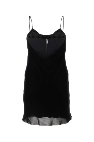 Черное бархатное мини-платье Black DION LEE (A9852P22) Черное бархатное мини-платье Black DION LEE (A9852P22)