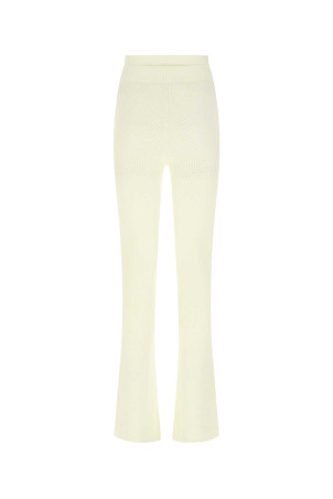Ivory stretch viscose blend pant ANDREA ADAMO (ADSS22PA02031474)
