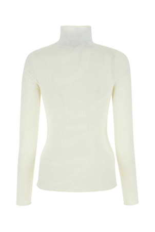 Топ из эластичной шерсти цвета слоновой кости, белый, DION LEE (C7104F22) Топ из эластичной шерсти цвета слоновой кости, белый, DION LEE (C7104F22)