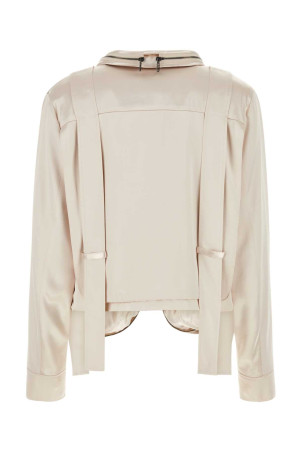 Light pink satin jacket FENDI (FJ7405ANQ9)
