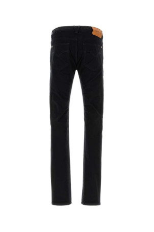 Чорні джинси з еластичного деніму VERSACE (10190501A13682)