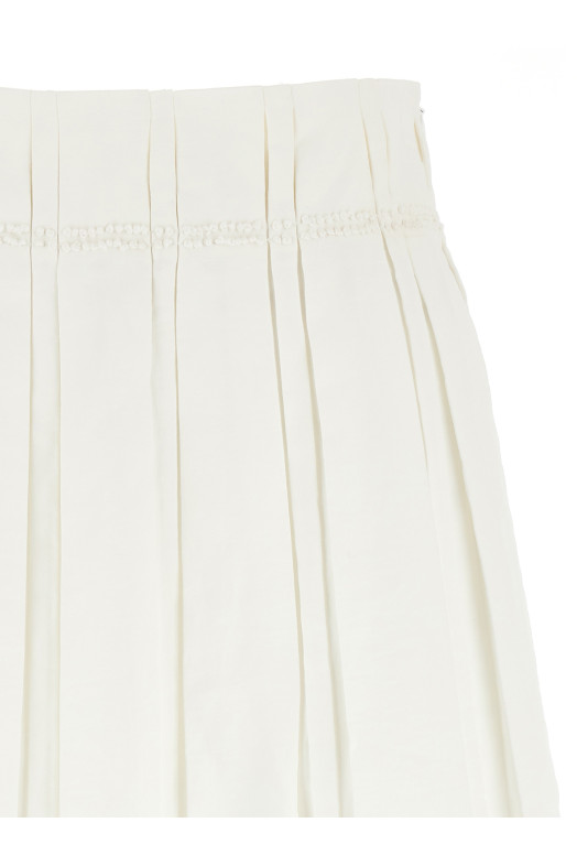 Юбка миди Белая JIL SANDER J02MA0256J60001100 Юбка миди Белая JIL SANDER J02MA0256J60001100