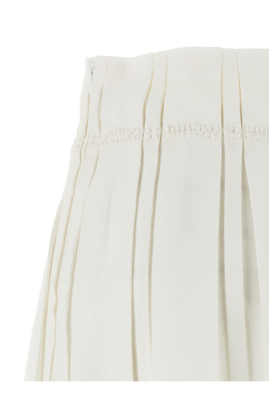 Юбка миди Белая JIL SANDER J02MA0256J60001100 Юбка миди Белая JIL SANDER J02MA0256J60001100