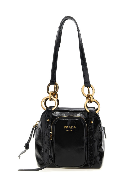 Топ-кейс PRADA 'Dangle' Чорний 1BB137VOOO2CYRF0002 Топ-кейс PRADA 'Dangle' Чорний 1BB137VOOO2CYRF0002