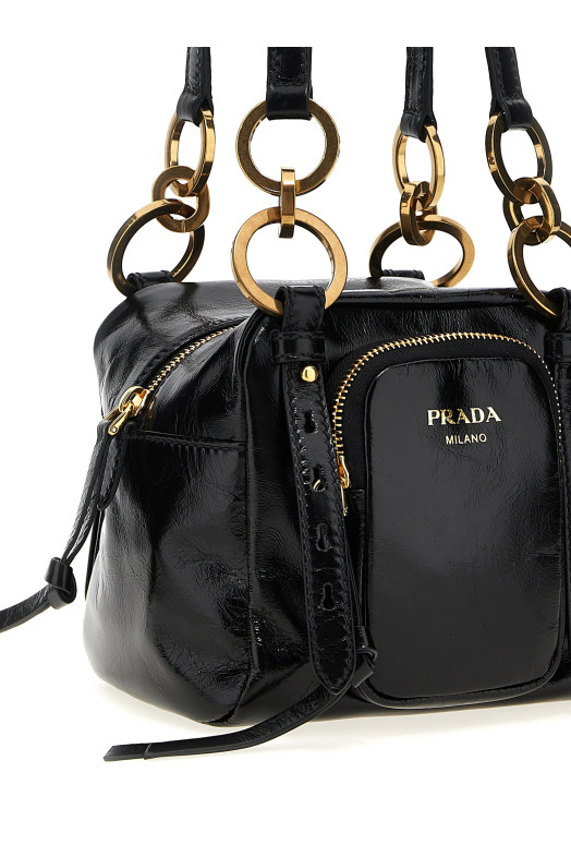 Топ-кейс PRADA 'Dangle' Чорний 1BB137VOOO2CYRF0002 Топ-кейс PRADA 'Dangle' Чорний 1BB137VOOO2CYRF0002