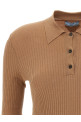 Трикотажна сорочка-поло Бежевий PRADA P24Q2NSOOO16SUF0040 Трикотажна сорочка-поло Бежевий PRADA P24Q2NSOOO16SUF0040