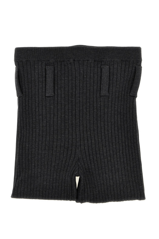 Ребристі колготки Сірі PRADA 66575SHAO16SUF0480 Ребристі колготки Сірі PRADA 66575SHAO16SUF0480