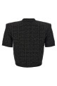'Monogram' cropped cardigan Black 'Monogram' cropped cardigan Black
