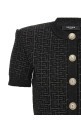 'Monogram' cropped cardigan Black 'Monogram' cropped cardigan Black