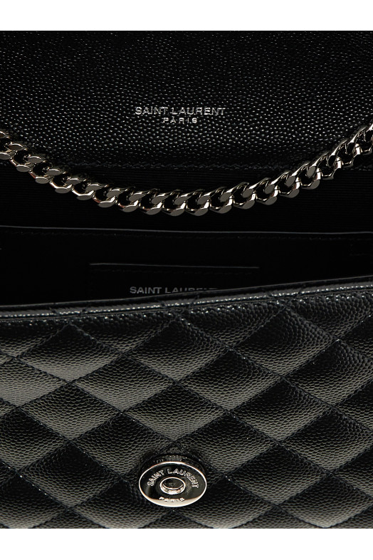 Сумка через плече SAINT LAURENT 'Envelope Small' чорна 600195BOW921000 Сумка через плече SAINT LAURENT 'Envelope Small' чорна 600195BOW921000
