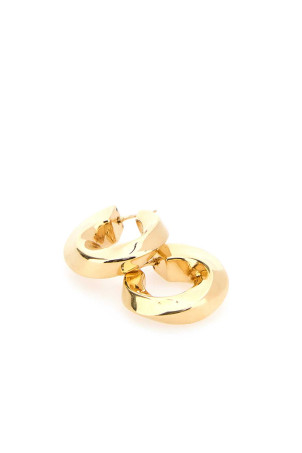 Gold silver Twist Hood earrings BOTTEGA VENETA (775170VAHU0) Gold silver Twist Hood earrings BOTTEGA VENETA (775170VAHU0)