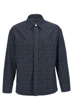 Overshirt denim FF Blue Overshirt denim FF Blue