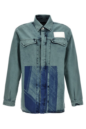Рубашка A COLD WALL 'Bleached Overdyed' СИНИЙ ACWMSH136FDTL Рубашка A COLD WALL 'Bleached Overdyed' СИНИЙ ACWMSH136FDTL