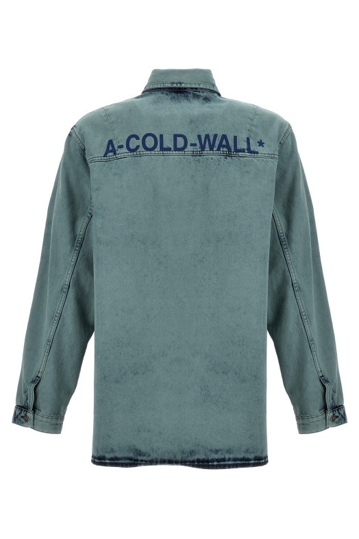 Сорочка A COLD WALL 'Bleached Overdyed' СИНЯ ACWMSH136FDTL Сорочка A COLD WALL 'Bleached Overdyed' СИНЯ ACWMSH136FDTL