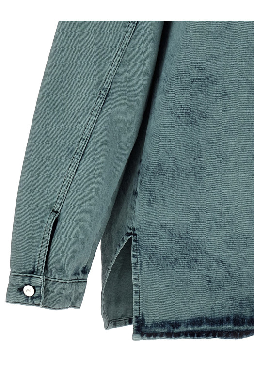 Сорочка A COLD WALL 'Bleached Overdyed' СИНЯ ACWMSH136FDTL Сорочка A COLD WALL 'Bleached Overdyed' СИНЯ ACWMSH136FDTL