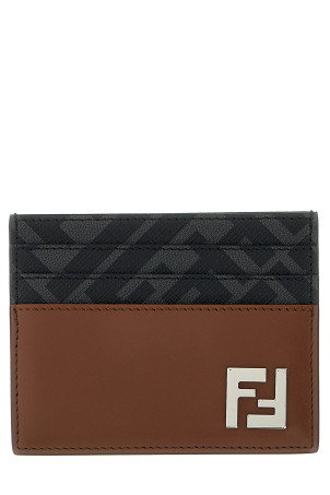 Держатель для карты FENDI 'Squared FF' коричневый 7M0164AFF2F1SCD Держатель для карты FENDI 'Squared FF' коричневый 7M0164AFF2F1SCD