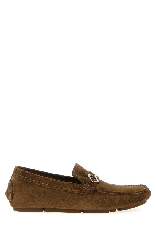 Мокасини FENDI 'Driver FF' Коричневі 7D1682QK9F1SJ0 Мокасини FENDI 'Driver FF' Коричневі 7D1682QK9F1SJ0