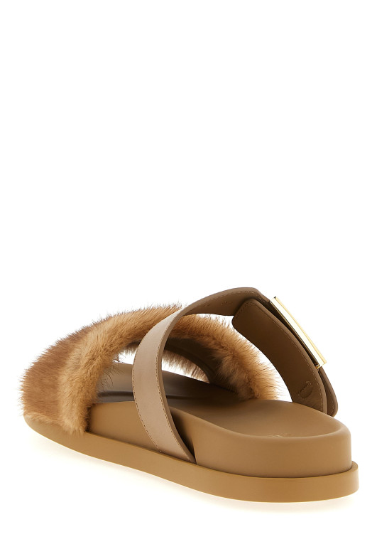 Слайди 'Fendi Feel' Коричневі 8X8710AHGHF1SZ2 Слайди 'Fendi Feel' Коричневі 8X8710AHGHF1SZ2