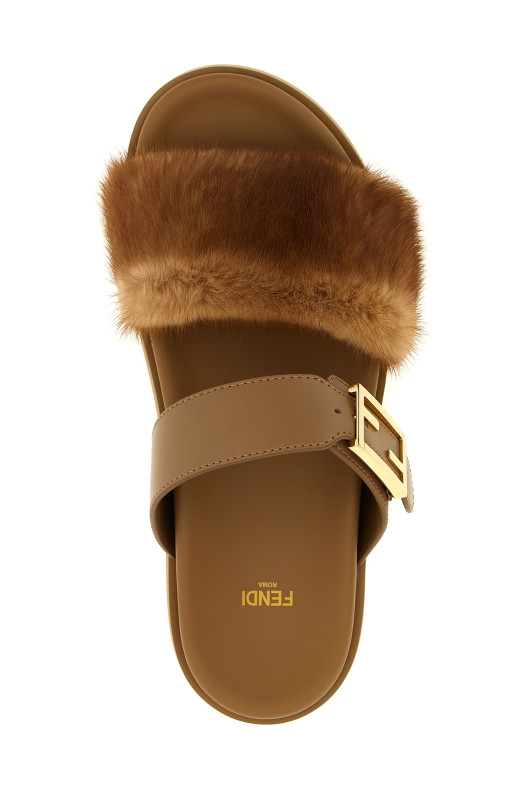 Слайди 'Fendi Feel' Коричневі 8X8710AHGHF1SZ2 Слайди 'Fendi Feel' Коричневі 8X8710AHGHF1SZ2