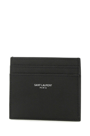 Чорний шкіряний футляр для карток Black SAINT LAURENT (375946BTY0N) Чорний шкіряний футляр для карток Black SAINT LAURENT (375946BTY0N)